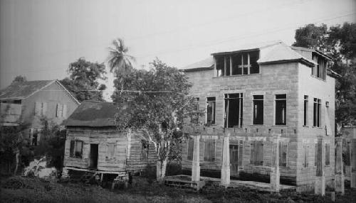 Old house and new - Monrovia