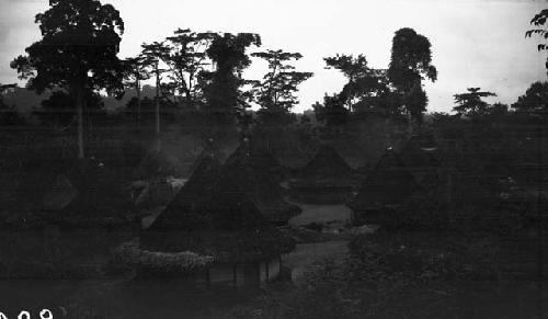 View over town, Sapa, Sabo clan