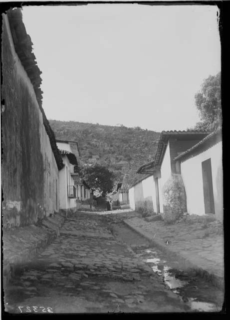 Road and Buildings