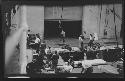 Men working on platform, Panama Canal