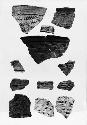 Corrugated potsherds from Pueblo II horizons