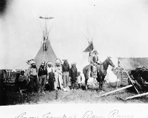 Crow camp at Reno Ranch