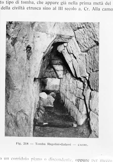 Interor of Regolini-Galassi tomb; Mid 7th century B.C.