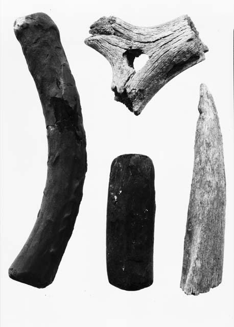 Antler objects from Pueblo I levels - Site 13