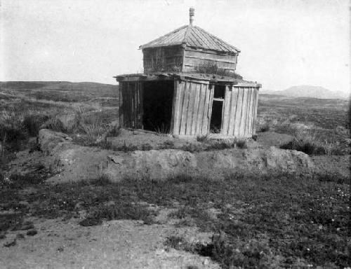 Kazak burial place, close view