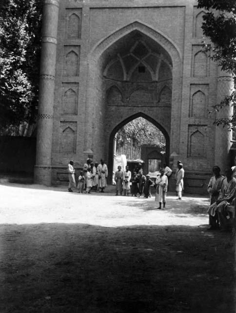 Gate into the ground of Hazrat Apak