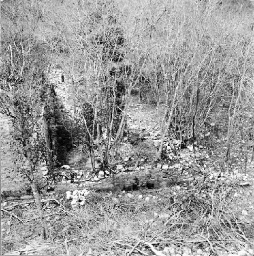 Church, from mound 1 looking across room 2 to north wall of ramada