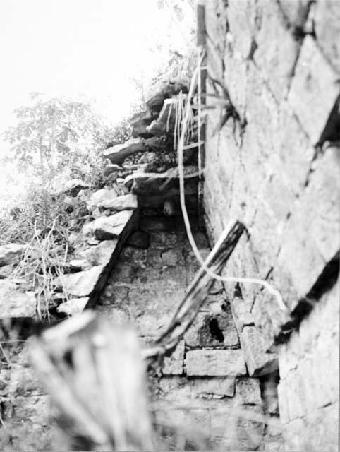 Vault and end of room; west side of pyramid