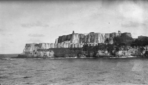 View of the harbor at San Juan