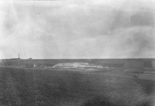 Southeast slope of hill from a distance