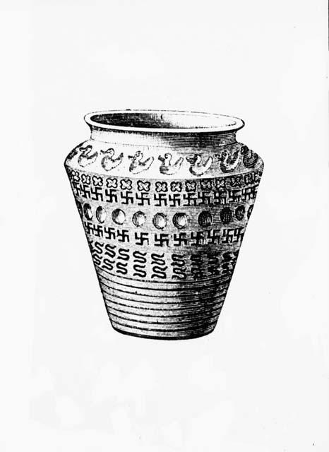 Pottery situla; Arnoaldi period, 625-525 B.C.