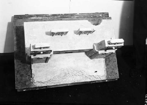 Model of Maya Temple, Group 3, Building I