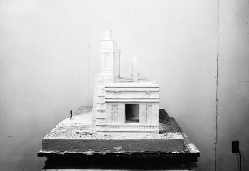 Model of Maya Temple, Group 3; Building 1