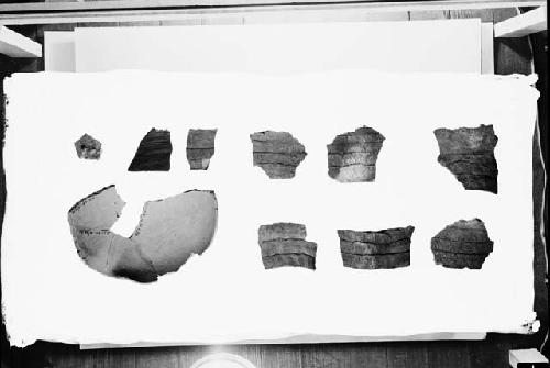 Miscellaneous pottery from Pueblo I levels, site 13