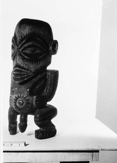 Wooden figure of the Fisherman's God, Great Ears