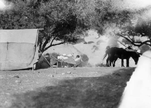 Expedition camp, Morocco