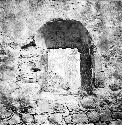 Church, window in east wall of Rm 3 - looking out