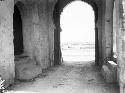 Archway of buildings. Morocco: near Tit Mellil.