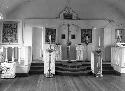 Interior of church