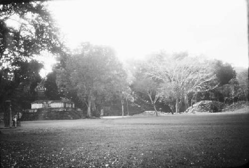 Ball court, distant view