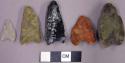 Stone projectile points