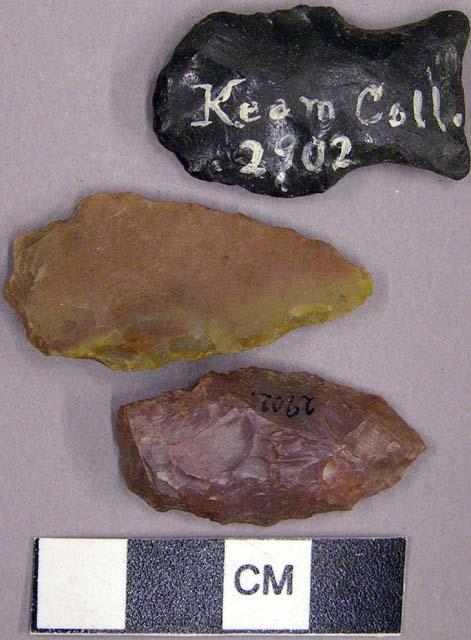 Stone projectile points