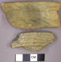 Corrugated rim sherds