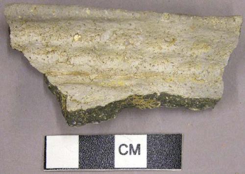 Corrugated rim sherd