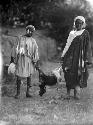 Hamid and Mohammed Amar with goat