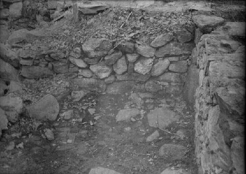 Structure 1 - South wall, cellar