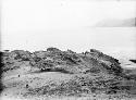 View of classical archaeological site called Morro Colorado