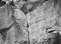 Carving on the side of a cliff on hill (Malinche), Northwest of town