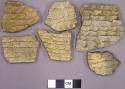 Corrugated potsherds