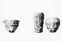 Vases and bowls from Bocchoris tomb