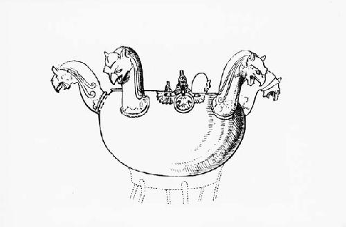 Griffin headed cauldron of Greek Near Eastern influenced type