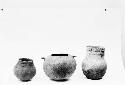 Lino Gray and Kana-A Gray Pottery Vessels, Pueblo I Levels, Site 13