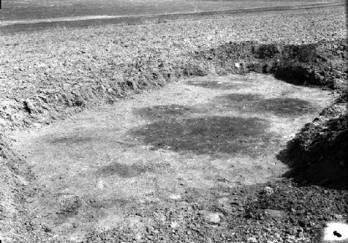 Complex of stroked pottery culture pits