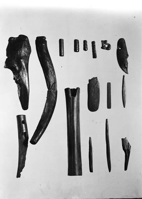 Bone implements and worked bone