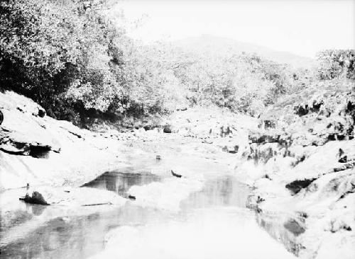 Branch of Rio Tabasara below camp near house of Tiburcio Jimenez