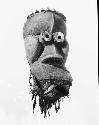 Wooden face mask - sasswood devil