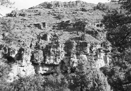 Site 7, Sapillo Cliff Ruin, at Mouth of Sapillo