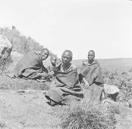 Wanderobo cave dwellers on Mount Elgon