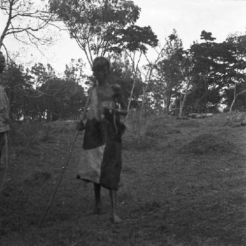 Vendor and consumer of giant pouched rats at Kaimosi