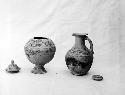 Modern pottery vessels from Mama, Yuc