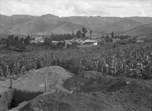 Looking south over Umacalle and the Huancaro valley