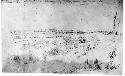 Distant view of Fort Snelling, pencil sketch. Seth Eastman