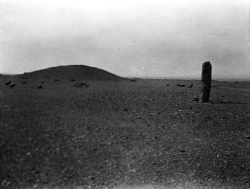 Standing stone, at lake near Davan Cheng