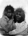 Eskimo mother and two year old child