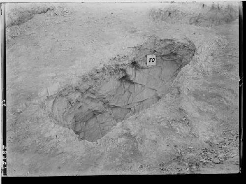 Pit 70 excavated