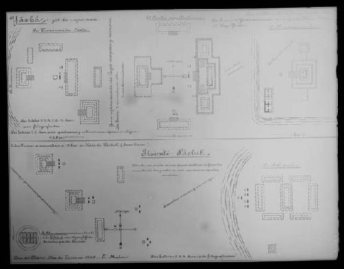 Plans of ruins